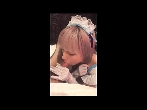 ❤️ Japanese Idol [mayuka], French maid costume, part 1, blowjob and jerk off with lotion ❤❌ super sex sa amin ️❤